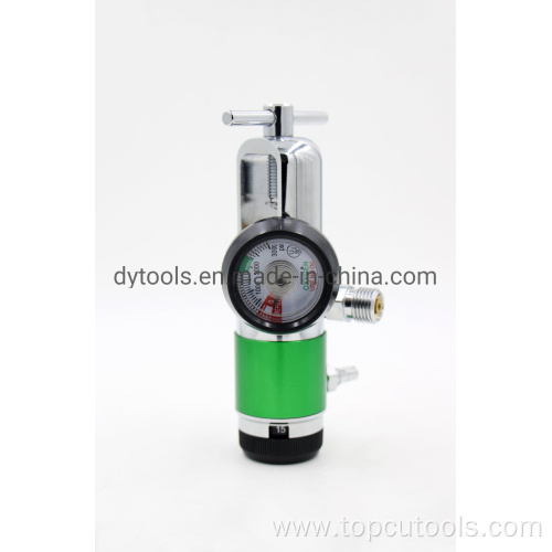 Full Brass Cga870 Pin Yoke Medical Oxygen Regulator with T Handle